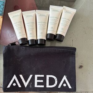 Aveda Hand Relief Cream Collection with Black Pouch